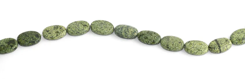 13x18MM Russian Jade Oval Gemstone Beads