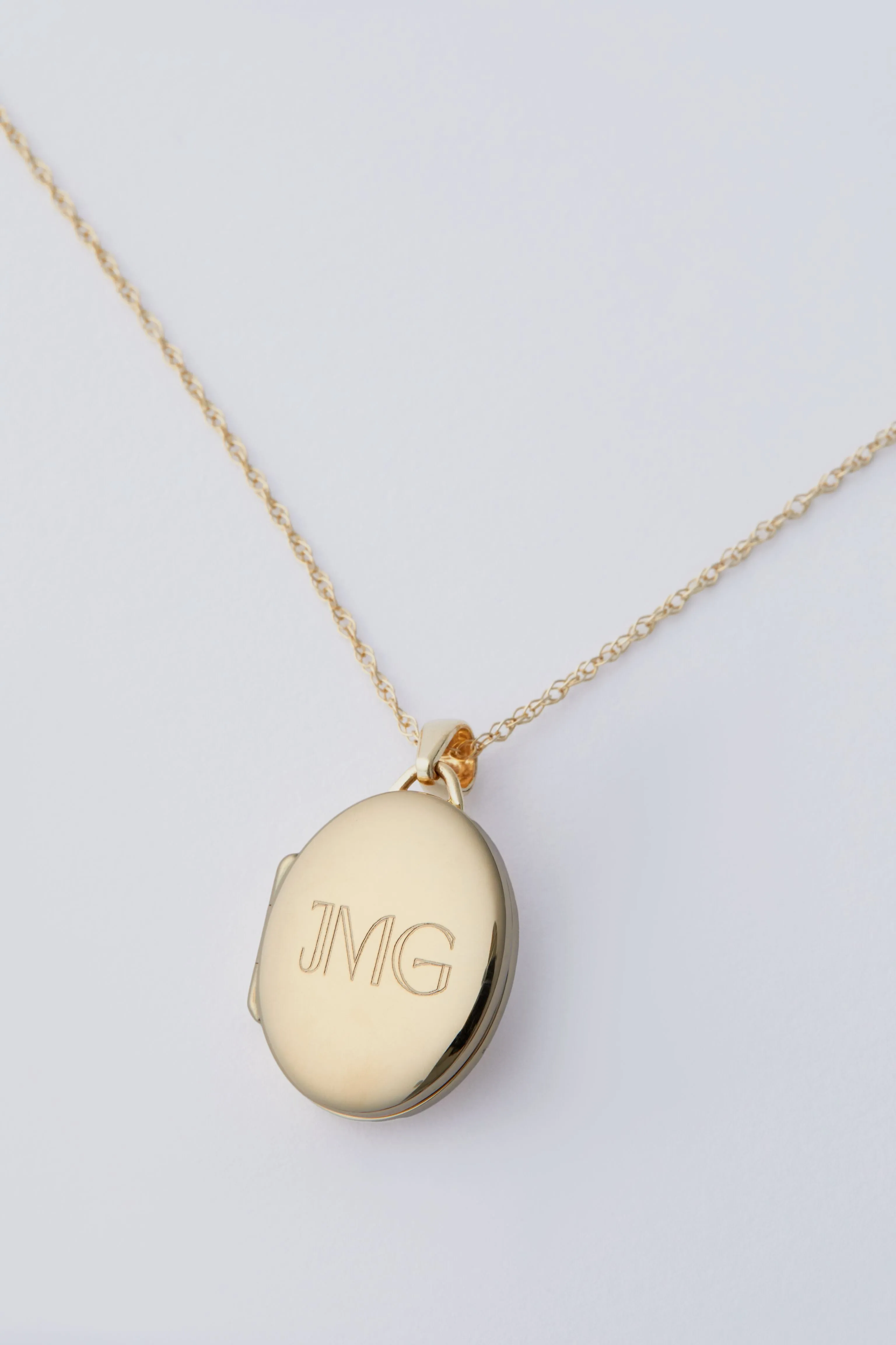 14k Gold Locket Charm