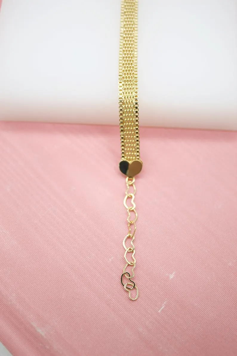 18K Gold Filled Designed Chain Bracelet (i252A)