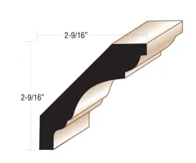 3/4” X 3 1/2” Poplar Erindale Crown Mould