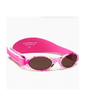 Adventure Banz Pink Camo Sunglasses for 2-5 years