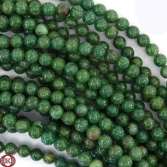 African Jade Beads Smooth Round