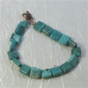 African Turquoise Beaded Bracelet