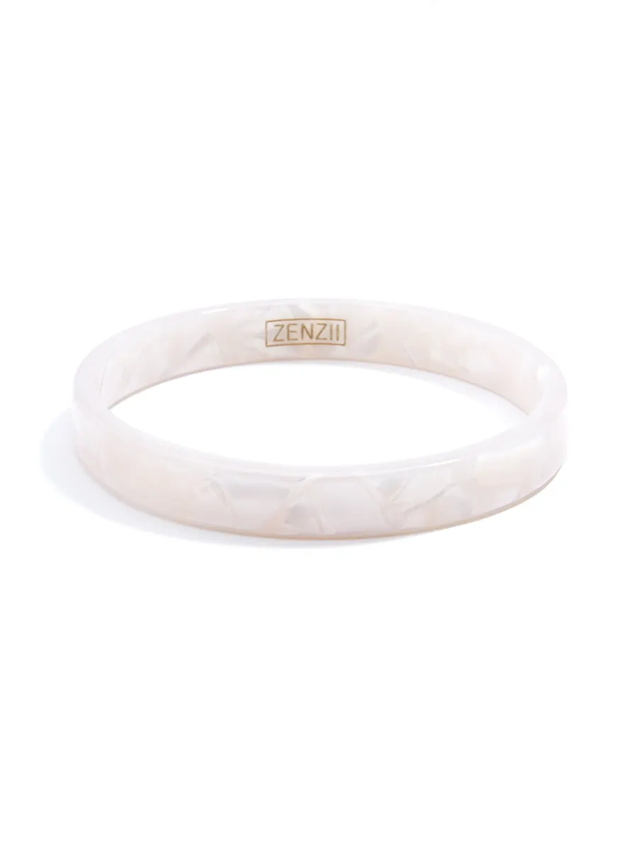 All-Over Acetate Bangle Bracelet