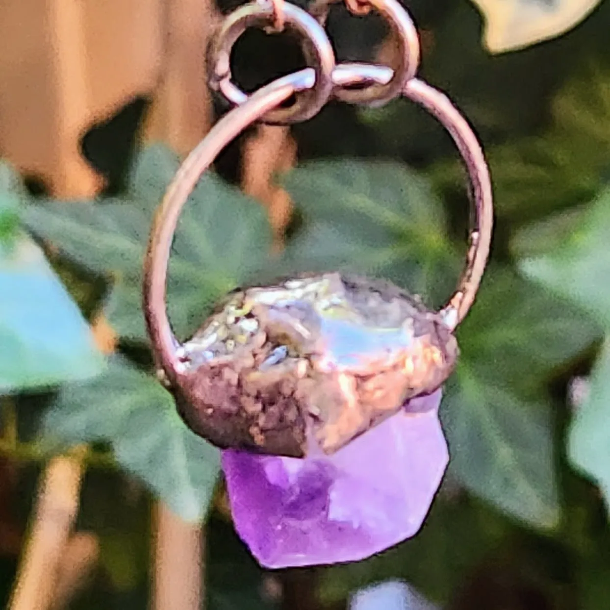 AMETHYST CRYSTAL BOHO NECKLACE