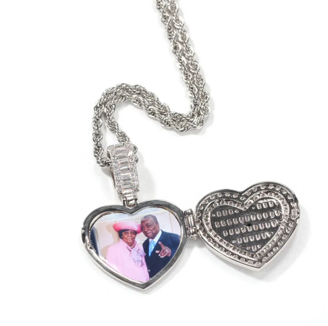 Amour Heart Photo Locket