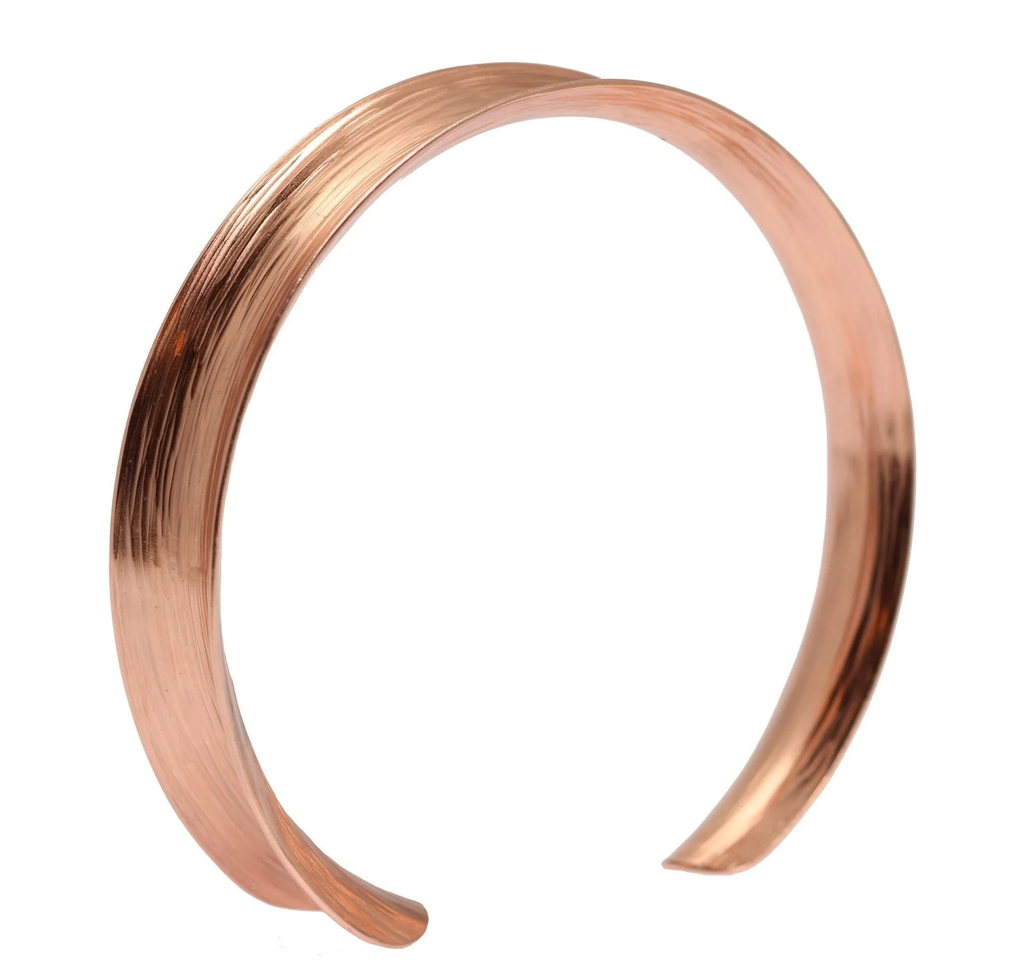 Anticlastic Bark Copper Bangle Bracelet