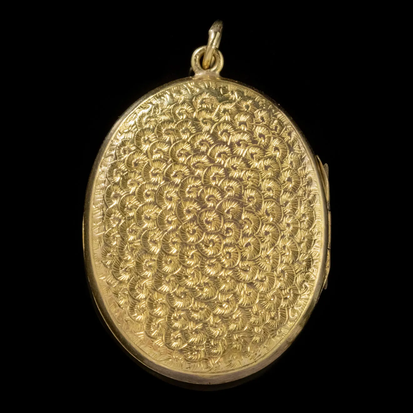 Antique Victorian Horseshoe Locket 18Ct Gold Circa 1900