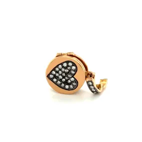 Award-Winning Pavé Diamond Love Locket Charm Small