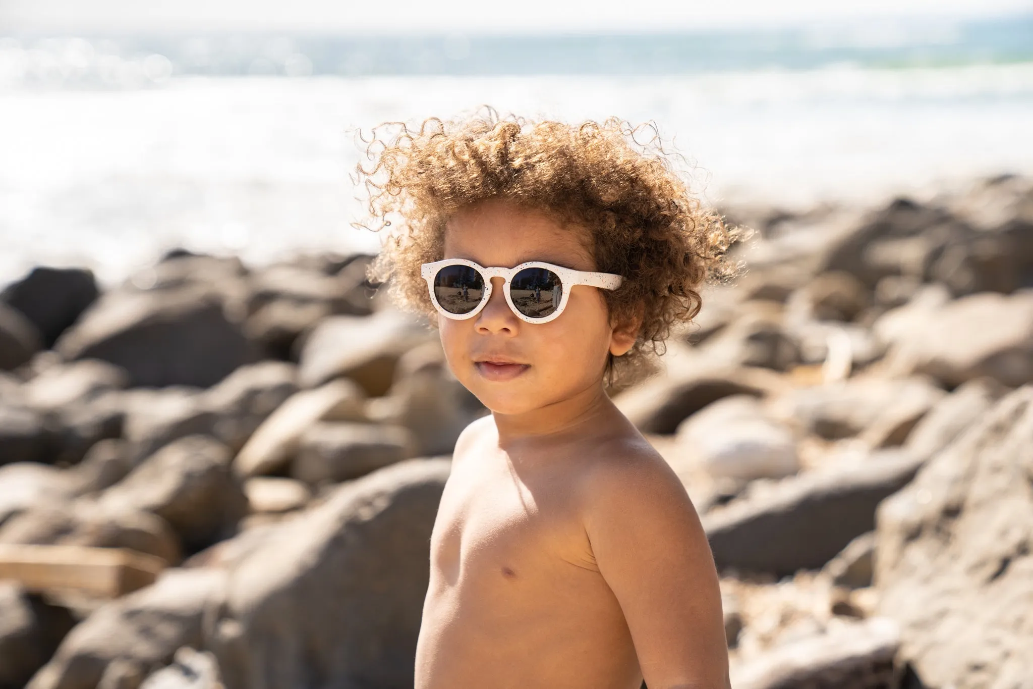 Baby Eco Sunglasses - Sand Speckle