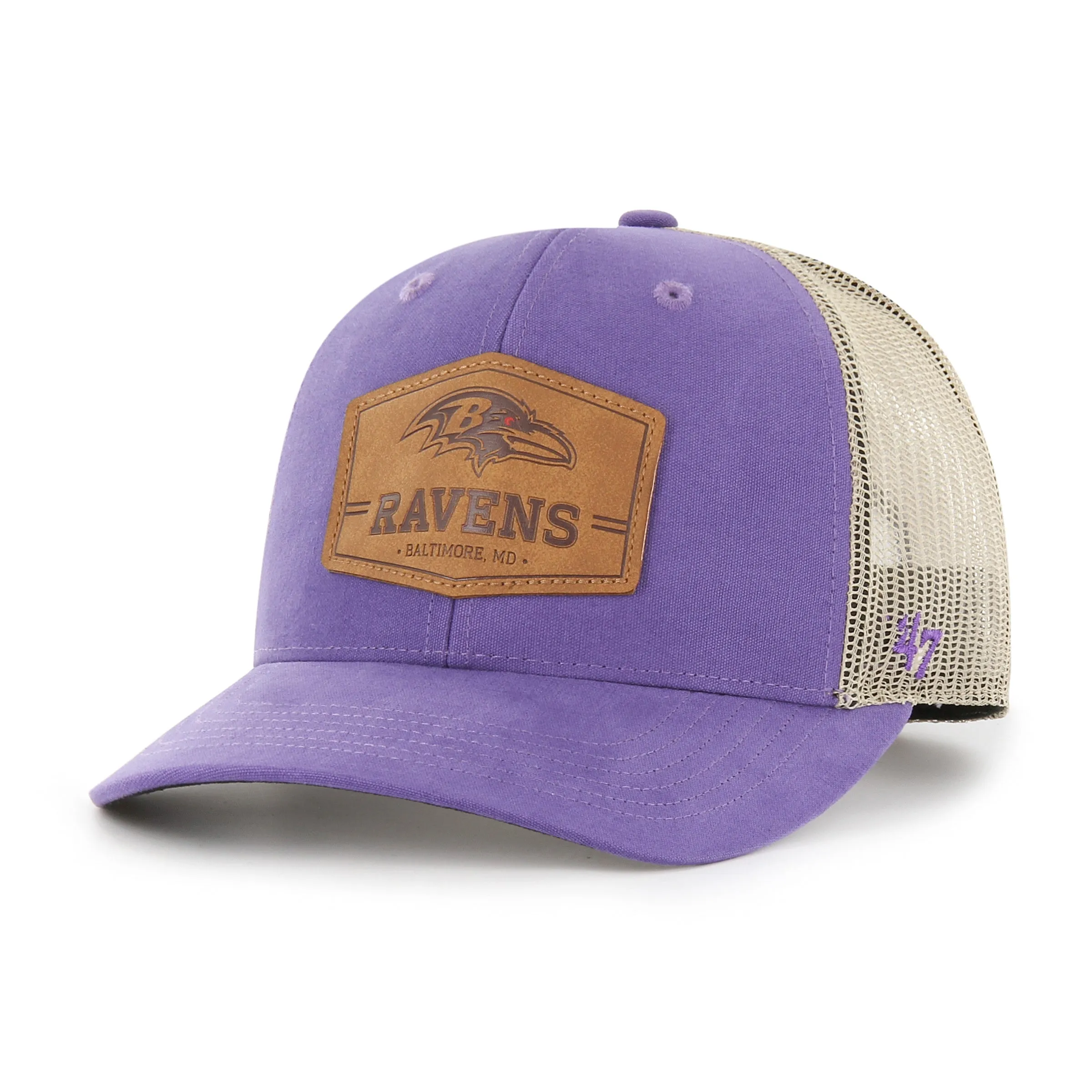 BALTIMORE RAVENS RAWHIDE VELCRO '47 TRUCKER