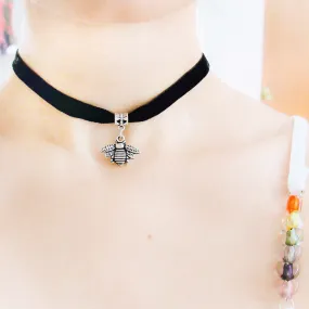 Bee Velvet Choker