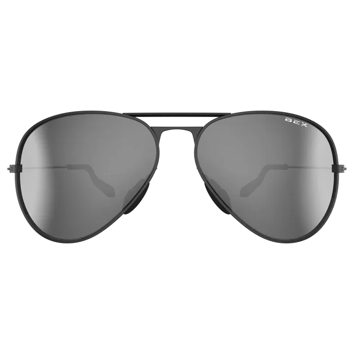 BEX Wesley Black/Silver Sunglasses - WBGS