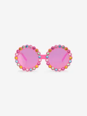 Billieblush Girls Diamante Sunglasses (Anti UV 400) in Pink