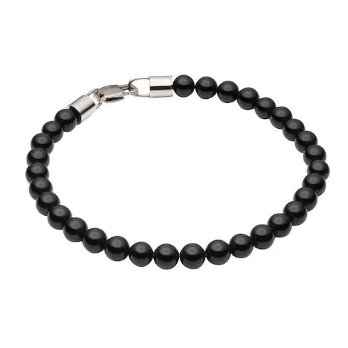 Black Onyx Beaded Bracelet - Fred Bennett