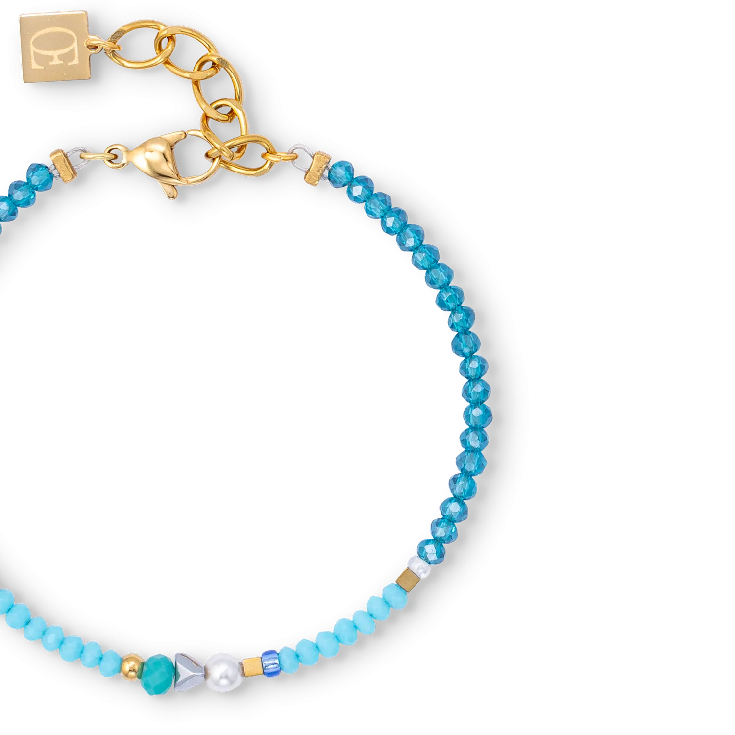 Bracelet Ocean Vibes turquoise gold