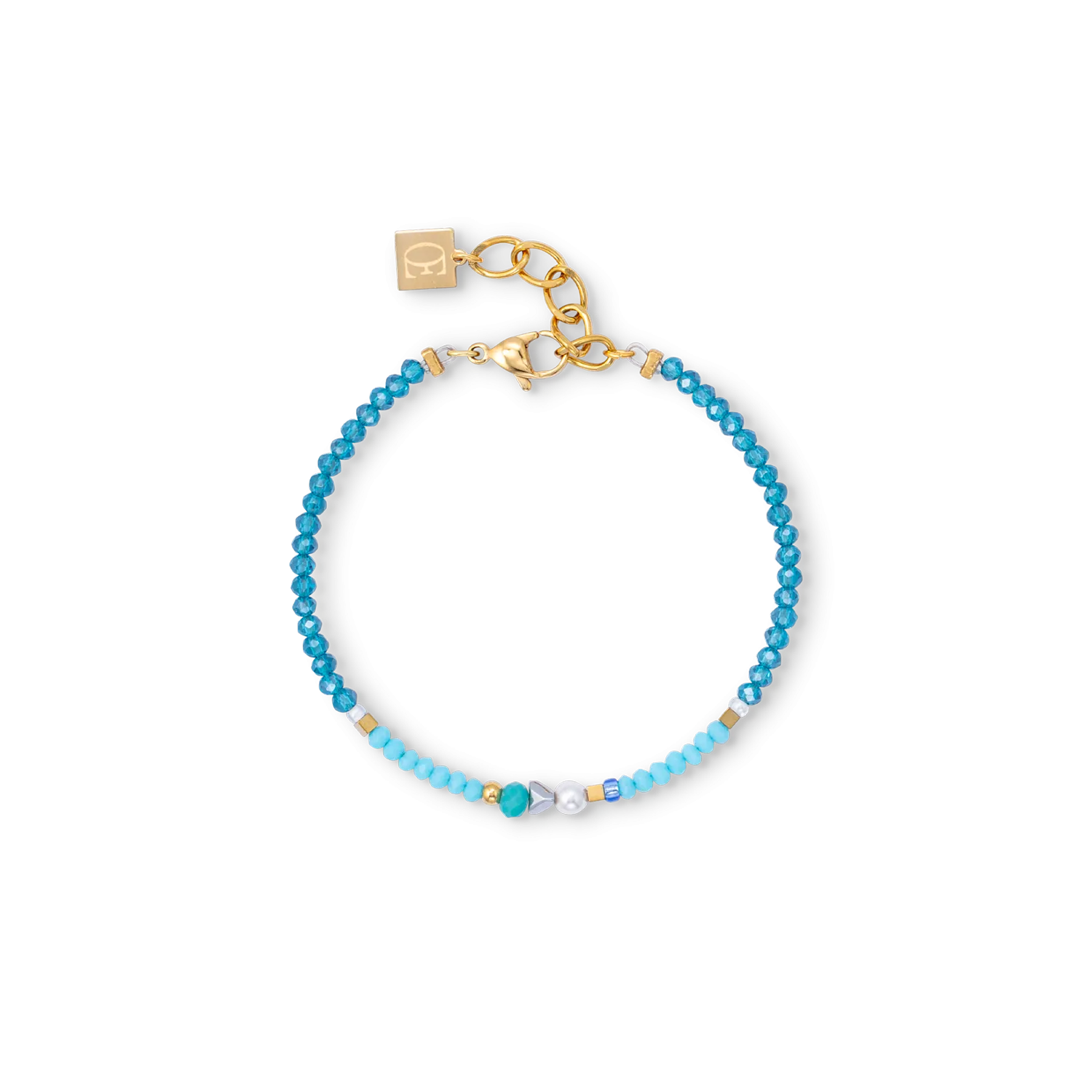 Bracelet Ocean Vibes turquoise gold