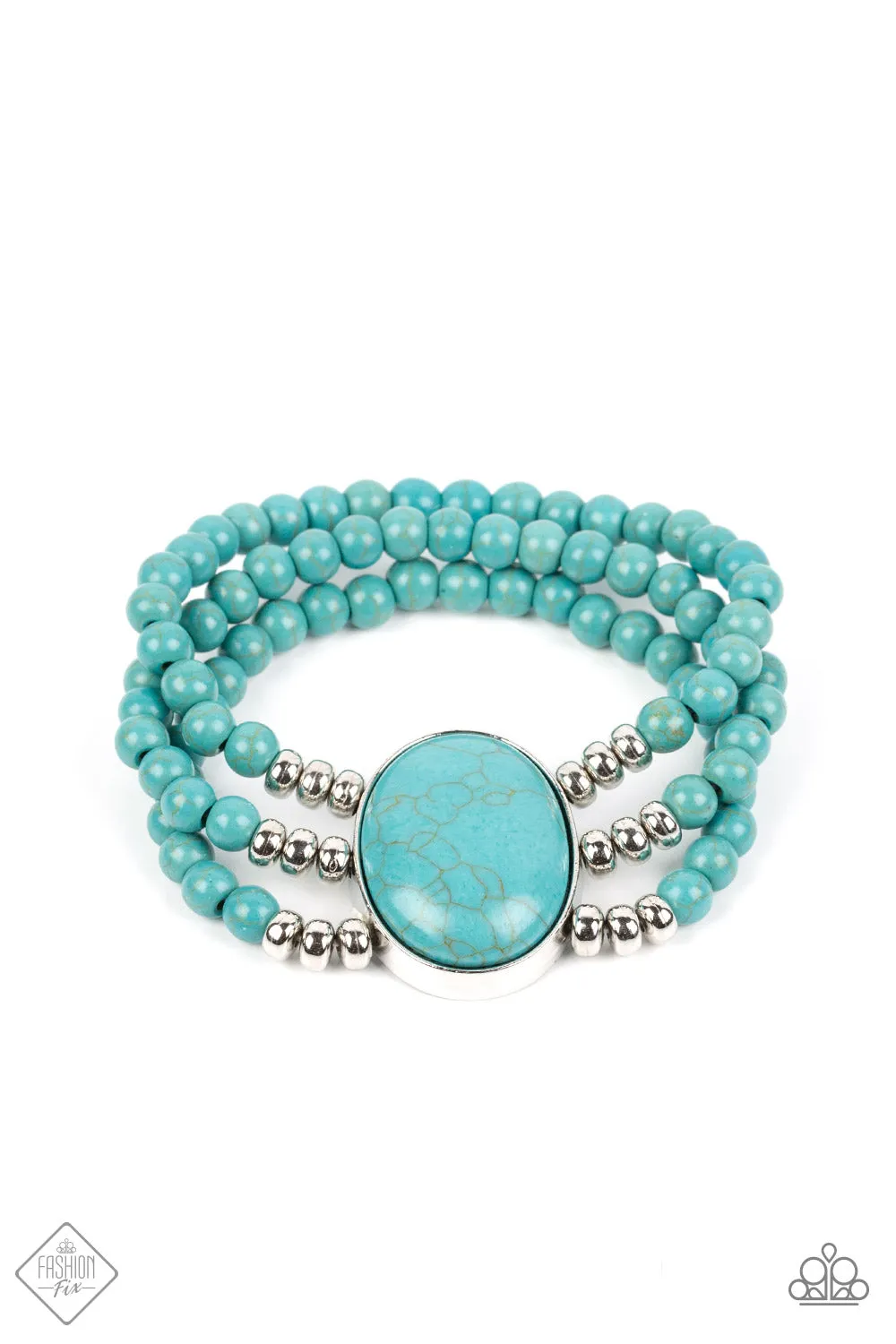 Bracelets Stone Pools - Blue B362