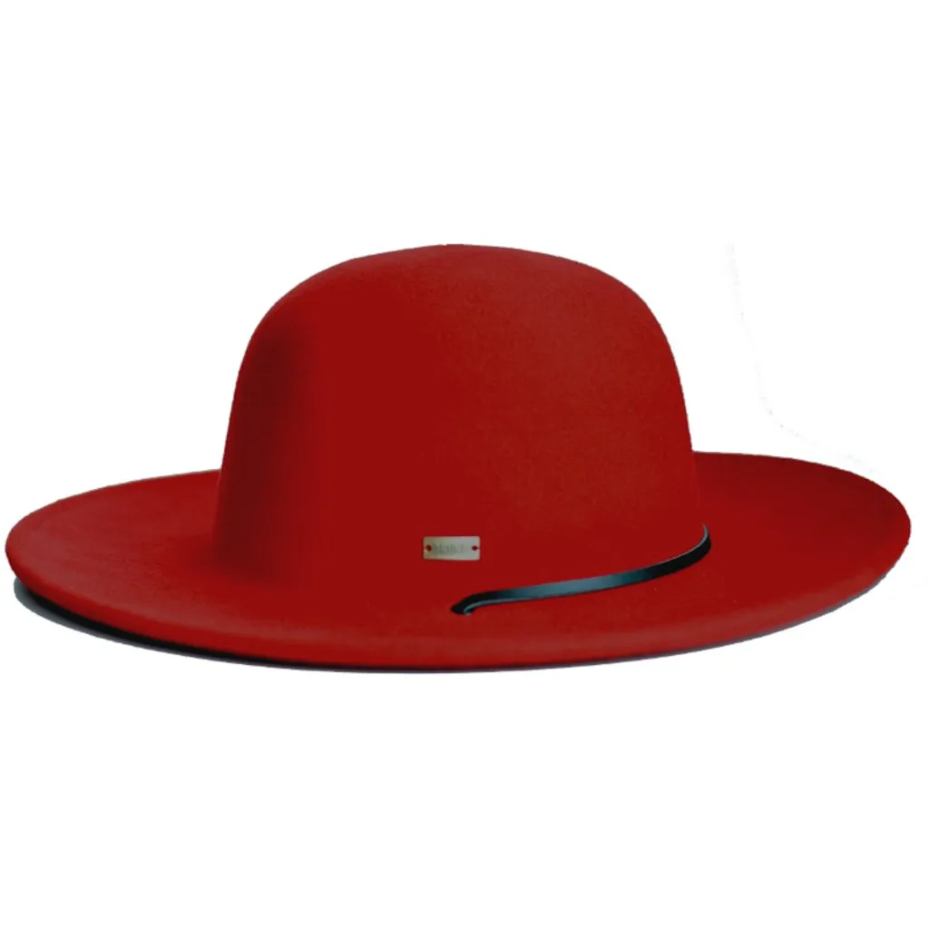 Bruno Capelo Jacobi Open Crown Wool Wide Brim