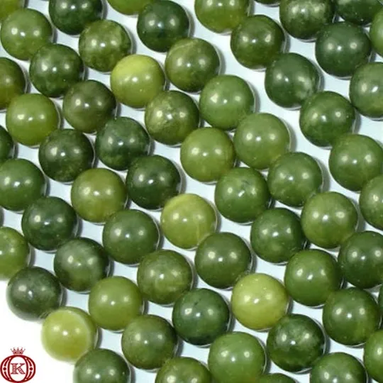 Canadian Jade Beads Smooth Round