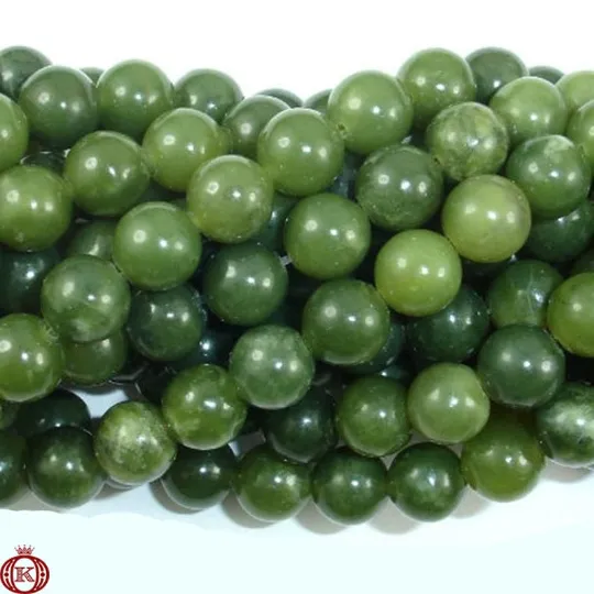 Canadian Jade Beads Smooth Round