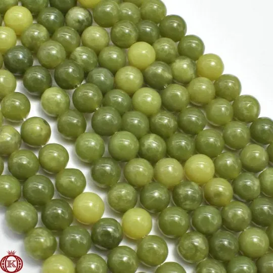 Canadian Jade Beads Smooth Round