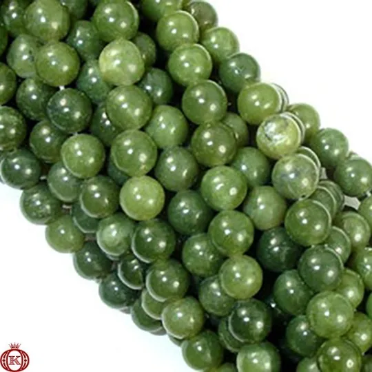 Canadian Jade Beads Smooth Round