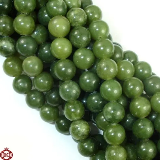 Canadian Jade Beads Smooth Round