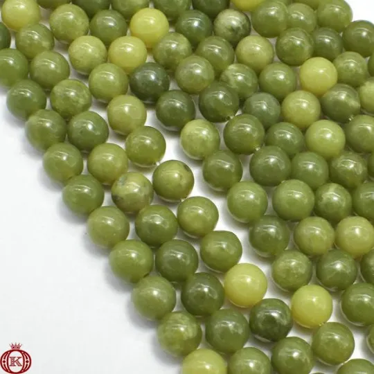 Canadian Jade Beads Smooth Round