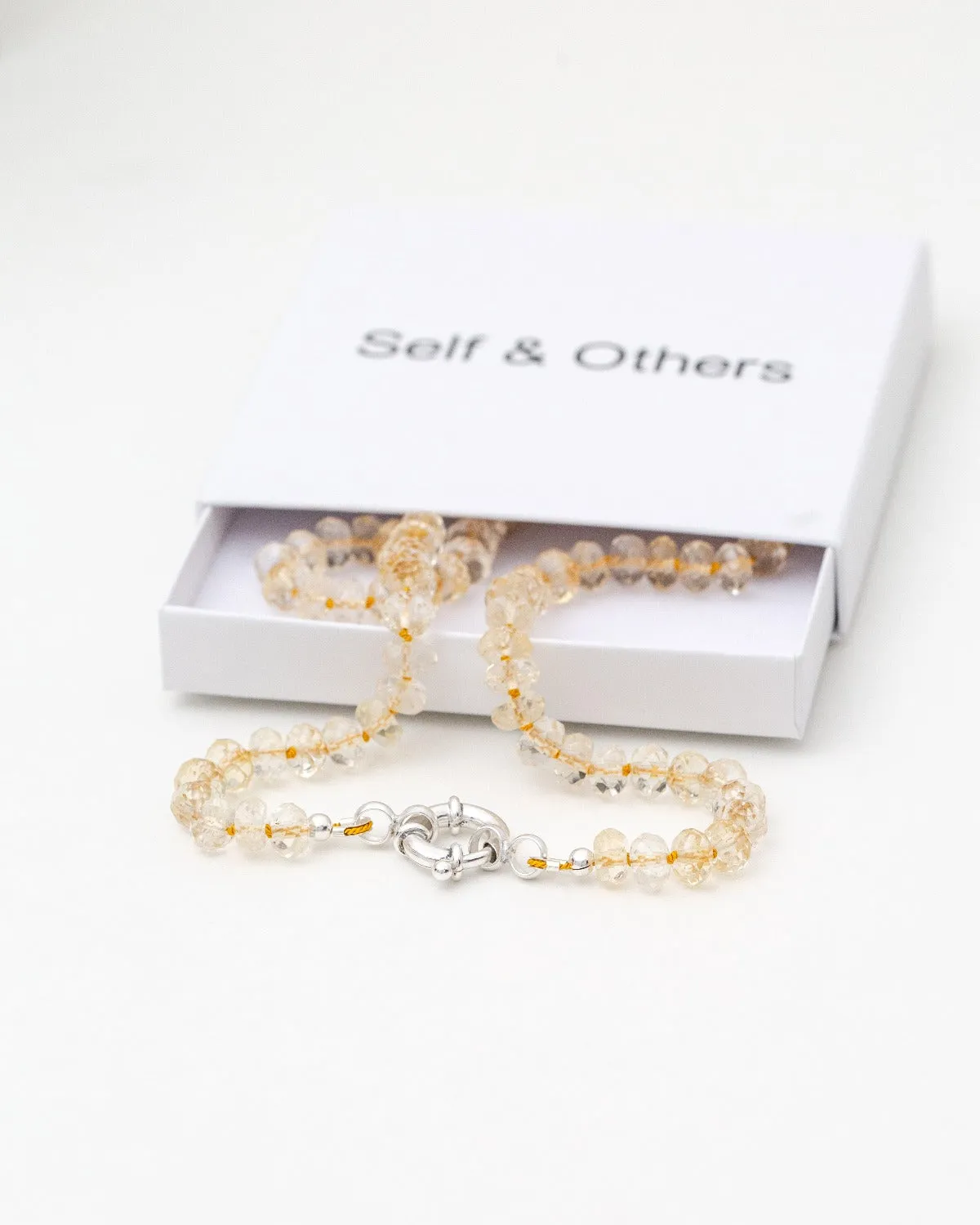 Citrine Crystal Candy Necklace – Faceted