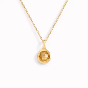 Citrine Necklace - Sigrid