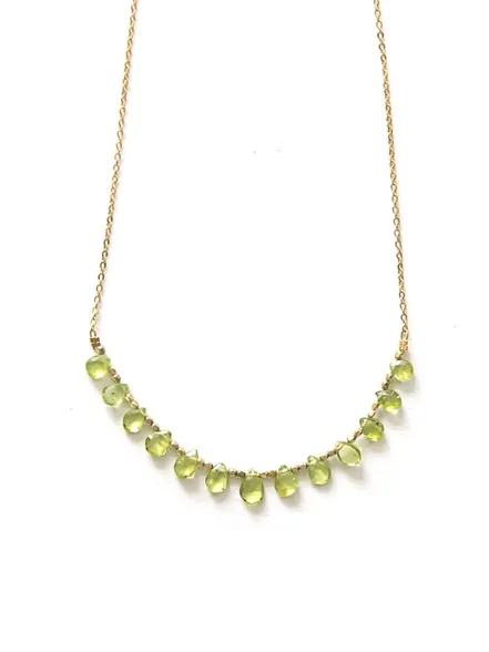 Clover Patch Peridot Necklace