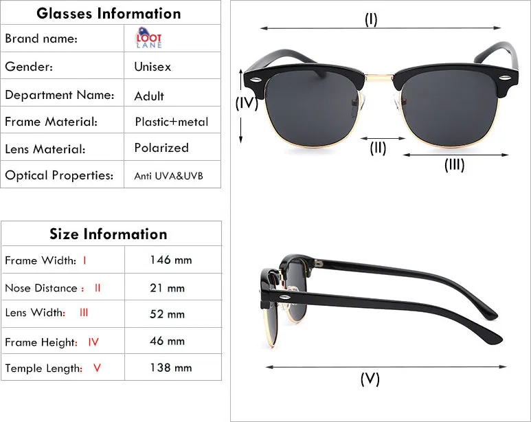 Clubmaster Polarized Sunglasses