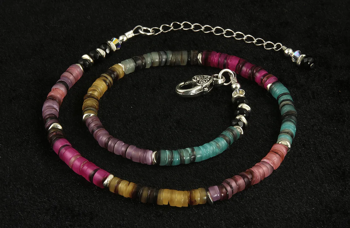 Colorful Shell Beaded Choker Necklace