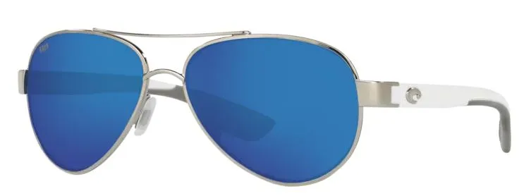 Costa Del Mar Loreto Palladium Frame - Blue Mirror 580 Plastic Lens - Polarized Sunglasses