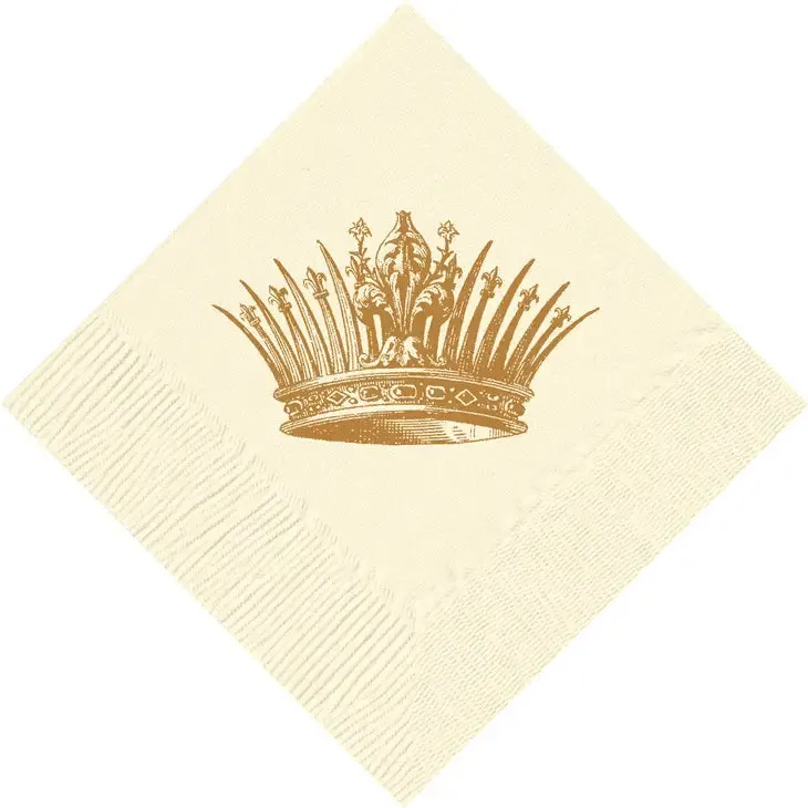 Crown Beverage Napkins