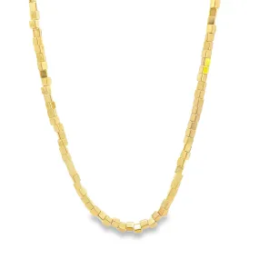 Cube Linked Necklace (H292)