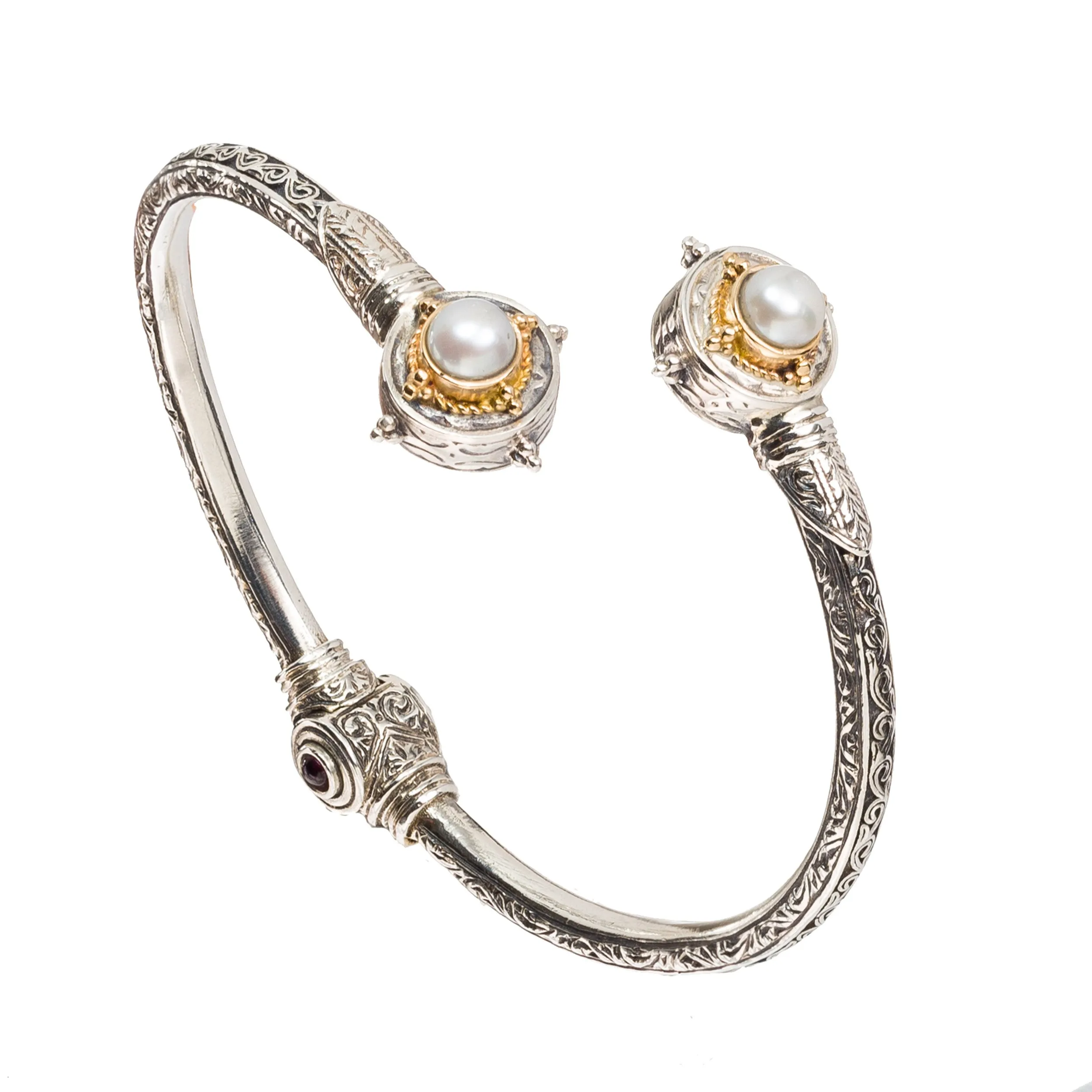 Cyclades Circle Hinge Open Bracelet