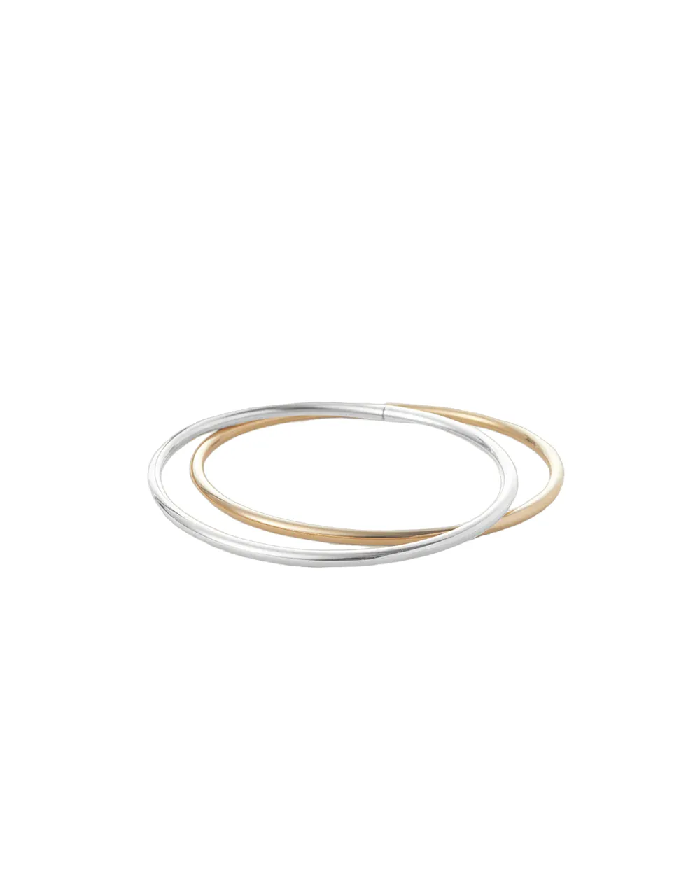 Dane Bangle Set - Two-Tone