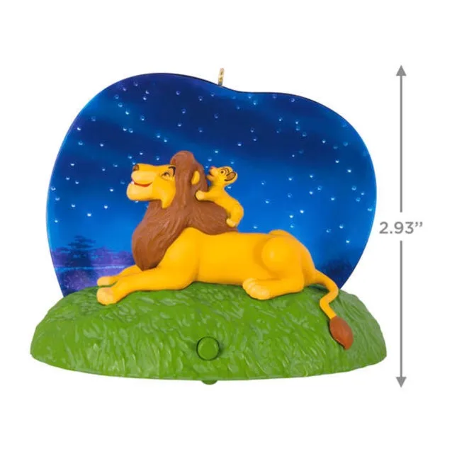 Disney The Lion King 30th Anniversary Always There to Guide You Ornament With Light and Sound