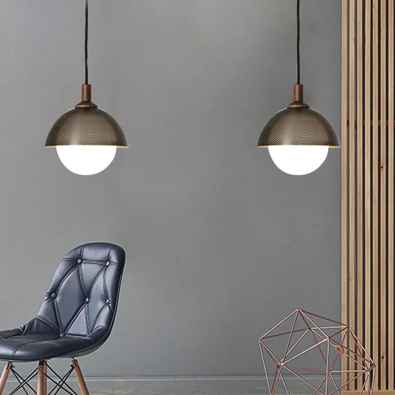 Dome Pendant Perforated Pendant Light