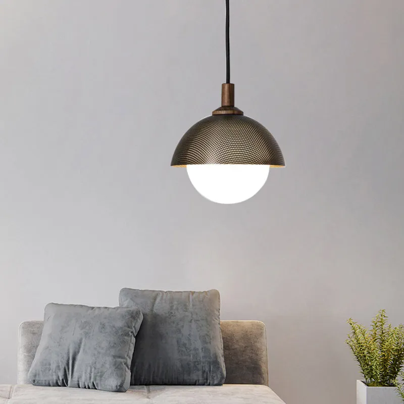 Dome Pendant Perforated Pendant Light