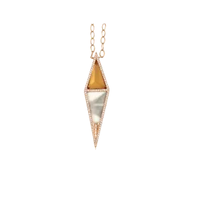 Double Triangle Necklace