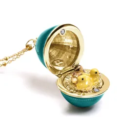 Duckling Easter Egg Locket