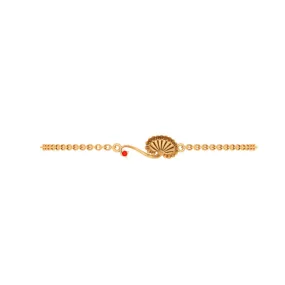 Elegant Filigree Gold Bracelet