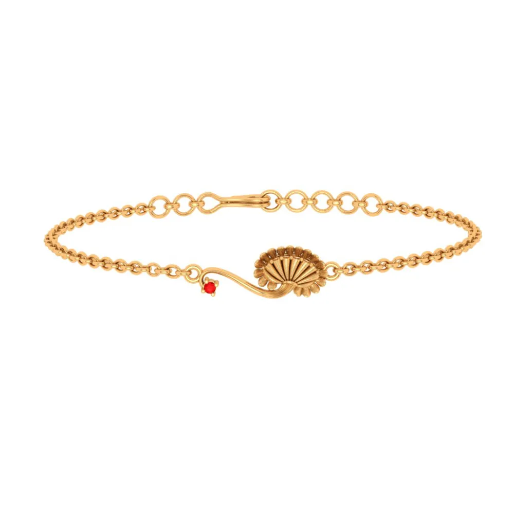 Elegant Filigree Gold Bracelet