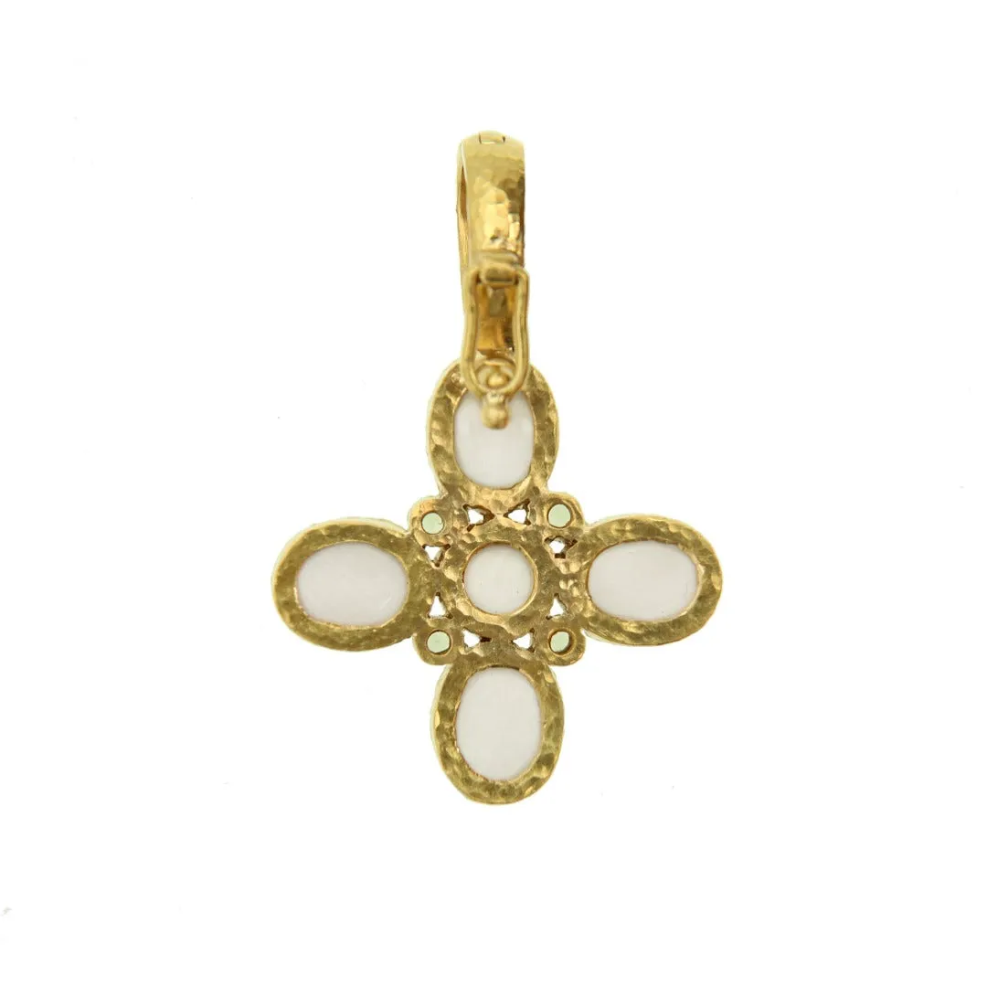 Elizabeth Locke Peridot “Clover” Pendant