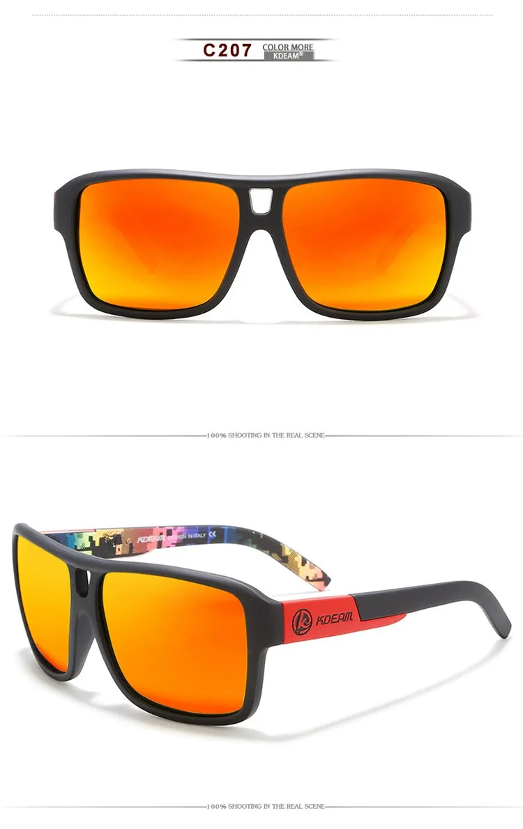 Export Cycling Sports Large Frame Fishing Sunglasses HD Polarized Colorful Sunglasses Polarized Sunglas