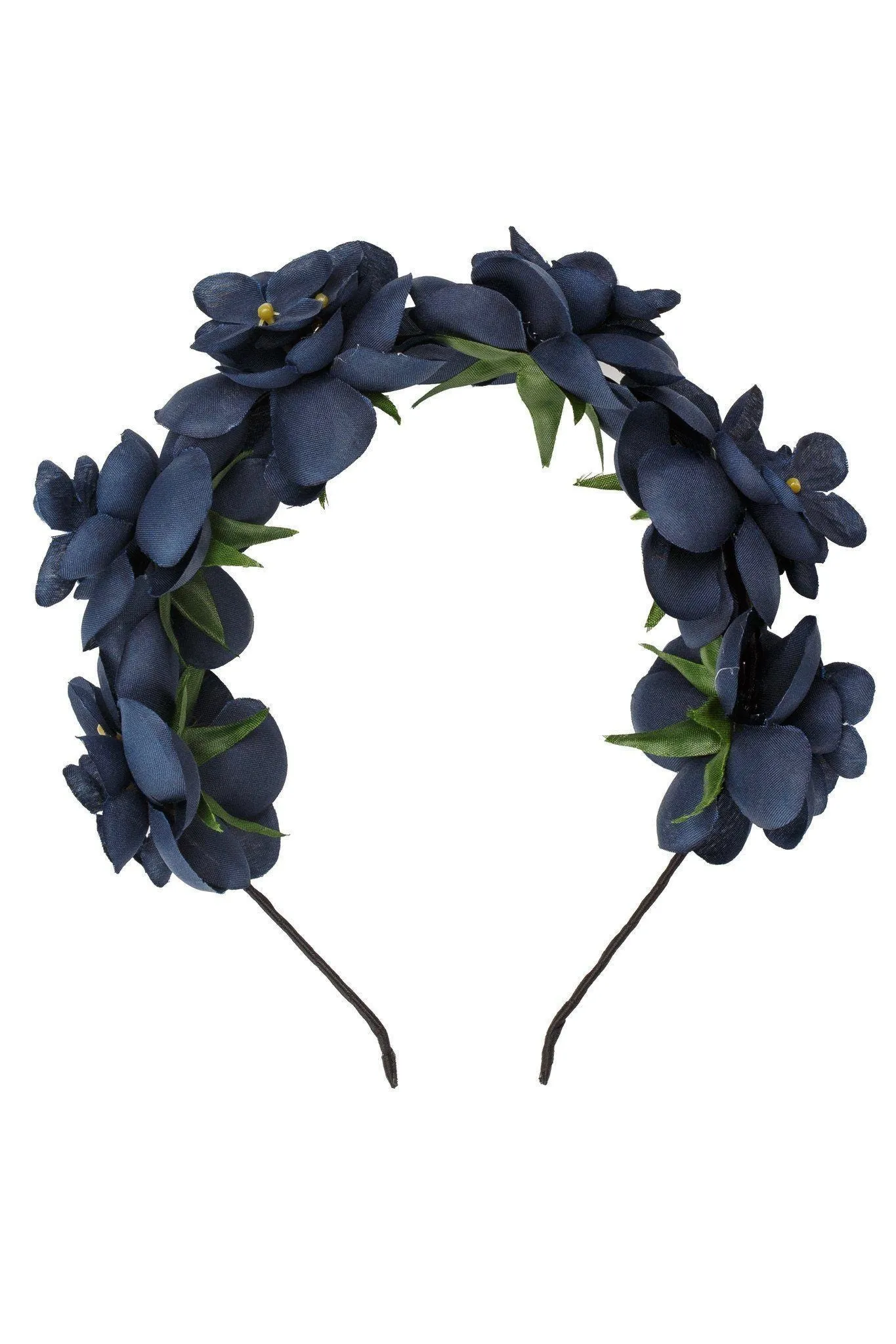 Floral Crown - Navy