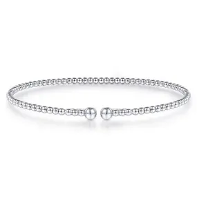 Gabriel & Co. White Gold Bujukan Split Bangle